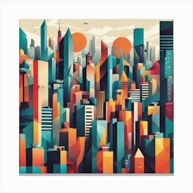 Cityscape 30 Canvas Print