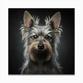 Yorkshire Terrier Portrait Canvas Print