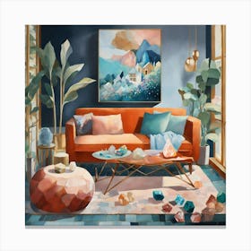 Living Room 128 Canvas Print
