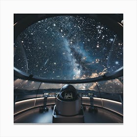 Space Observatory Canvas Print