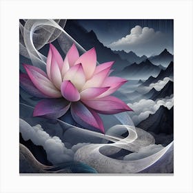 Lotus Flower 4 Canvas Print