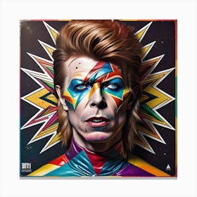 Star Man David Bowie: vintage Poster art Canvas Print