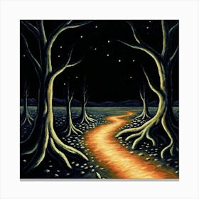 Path Through The Woods Canvas Print