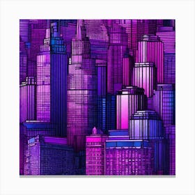 New York City Skyline 11 Canvas Print