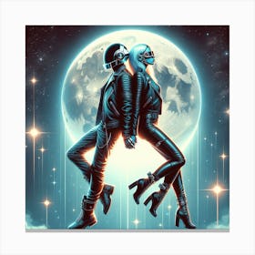 Daft Punk 9 Canvas Print