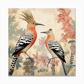 Bird In Nature Hoopoe 3 Canvas Print