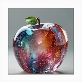 Glass Apple Canvas Print