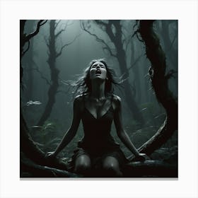 Dark Forest Canvas Print