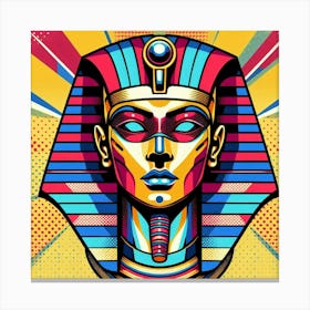 Pharaoh Harukamen Head Canvas Print