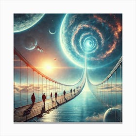 Space Bridge.AI Canvas Print