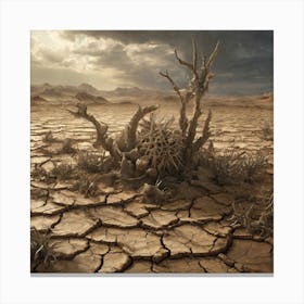 Dry Land 25 Canvas Print