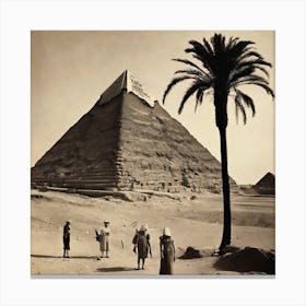 Pyramids Of Giza 3 Canvas Print