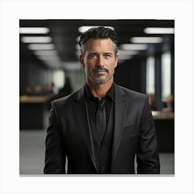 Man In A Suit 1 Canvas Print