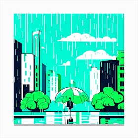 Rainy Day Canvas Print