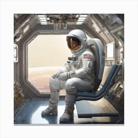 Astronaut In Space 9 Canvas Print