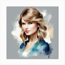 Taylor Swift Portrait Canvas Print