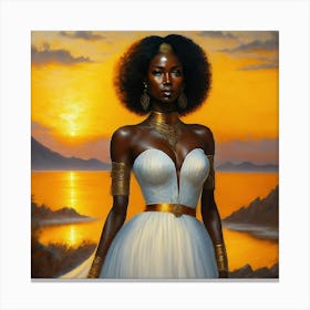 African Princess Canvas Print