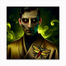 Man In A Kimono Canvas Print