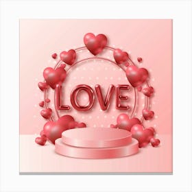 Love In The Air Canvas Print