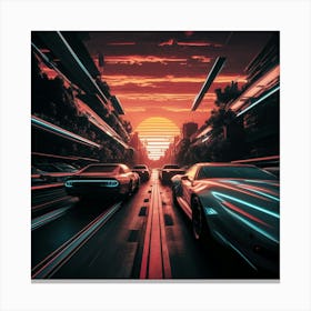 Neo-Noir Canvas Print