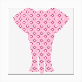 Pink Elephant Canvas Print