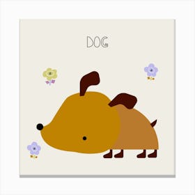 cute dog Canvas Print