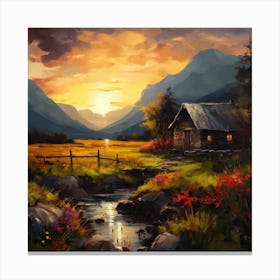 The Cottage Canvas Print