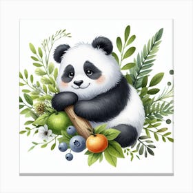 Panda 7 Canvas Print