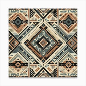 Aztec Pattern 1 Canvas Print