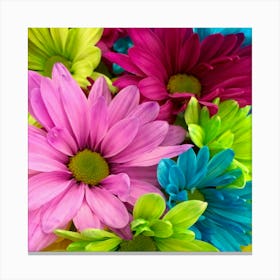 Colorful Bouquet Of Flowers Canvas Print