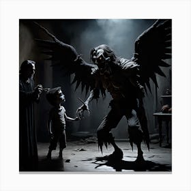 Halloween child Canvas Print