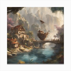 Fantasy Painting 2 Canvas Print