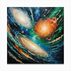 Galaxy Painting 2 Canvas Print