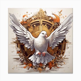 Dove Of Peace Canvas Print