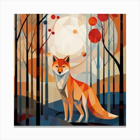 Fox In The Forest 2 Canvas Print