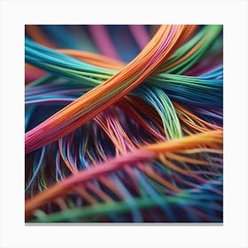 Colorful Wires 33 Canvas Print