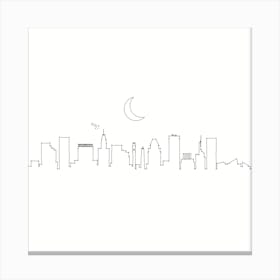 Baltimore Skyline Canvas Print