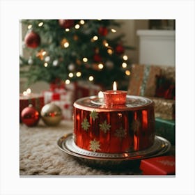 Christmas Cake Canvas Print