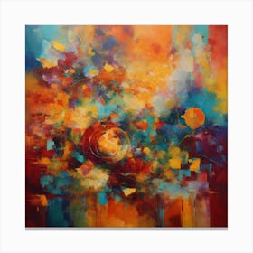 Abstract Painting Canvas Print