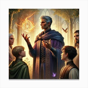 Ronan Ashheart Mentor Wisdom Canvas Print