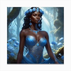 Blue Fairy 3 Canvas Print