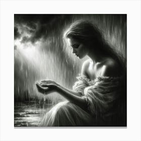 Dark Rain Canvas Print