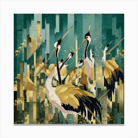 Cranes Leinwandbild