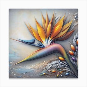 Flower of Bird of Paradise 7 Canvas Print