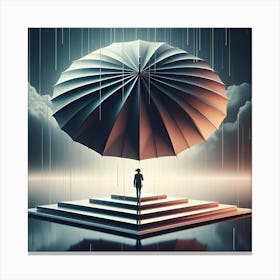 Umbrella Footage Canvas Print