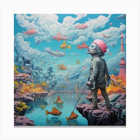 'The Fisherman' Canvas Print