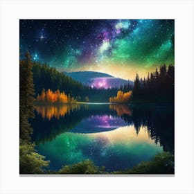 Starry Night Sky 18 Canvas Print