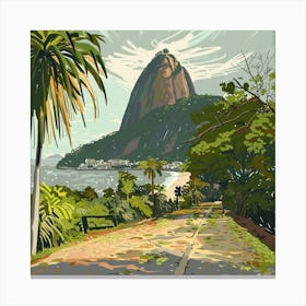 A Sugarloaf Mountain In Rio De Janeiro Expressiv 1719996770 4 Canvas Print