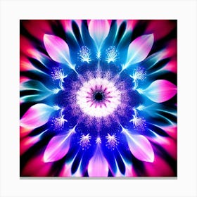 Psychedelic Flower 2 Canvas Print