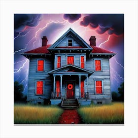 Haunted House Canvas Print